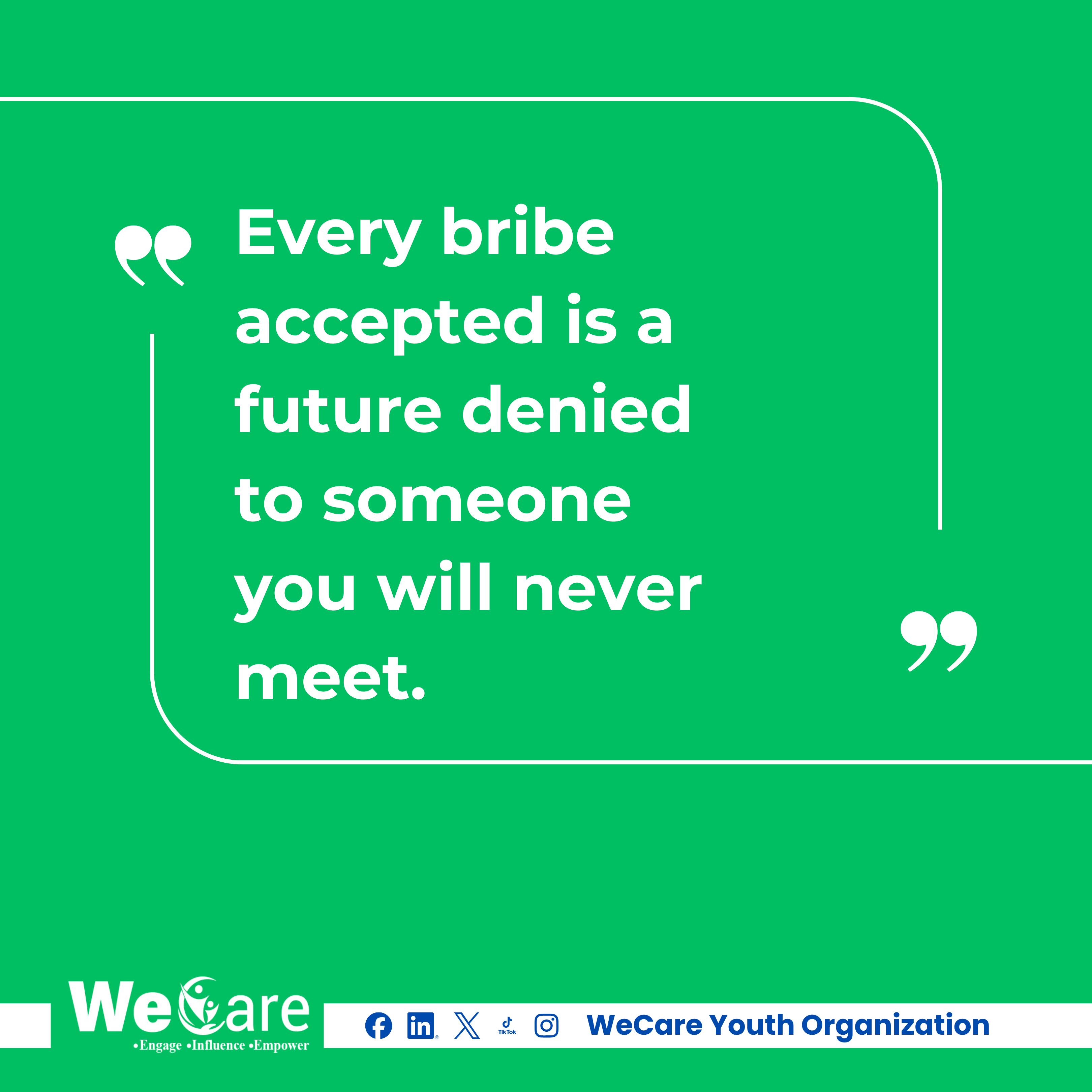 Anti-corruption Campaign poster 5